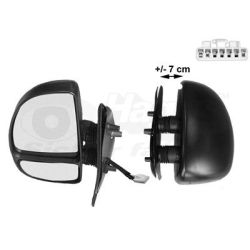 Išorinis veidrodėlis VAN WEZEL 1747807