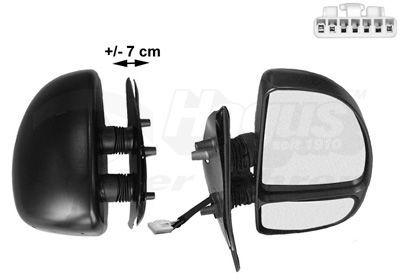 Išorinis veidrodėlis VAN WEZEL 1747808