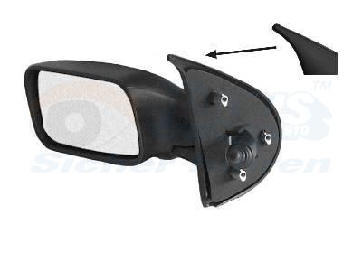 Išorinis veidrodėlis VAN WEZEL 1754803