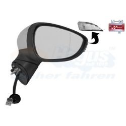 Išorinis veidrodėlis VAN WEZEL 1808818