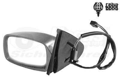 Išorinis veidrodėlis VAN WEZEL 1830817