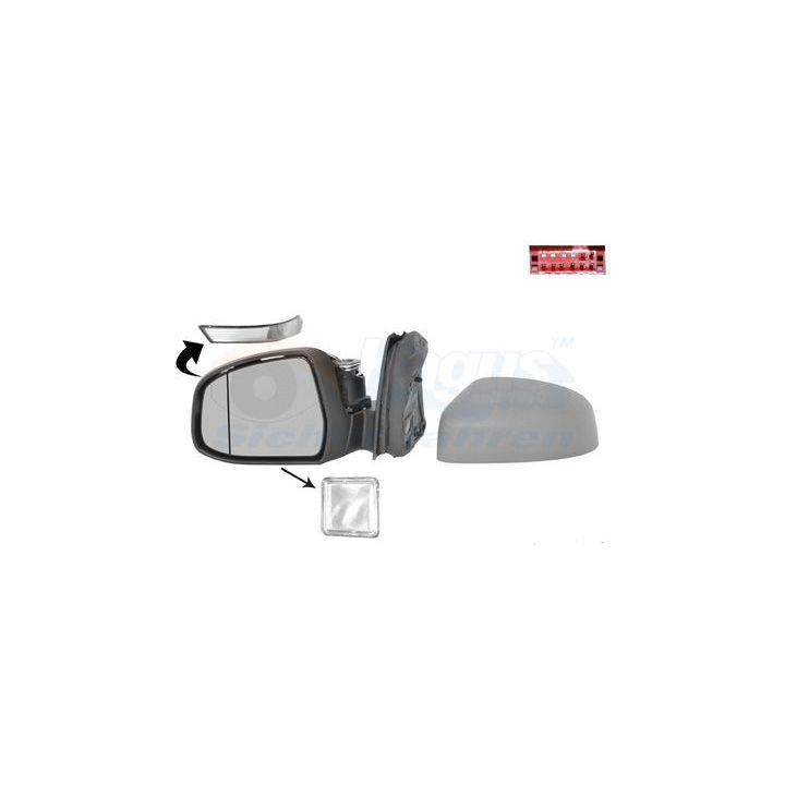 Išorinis veidrodėlis VAN WEZEL 1945827