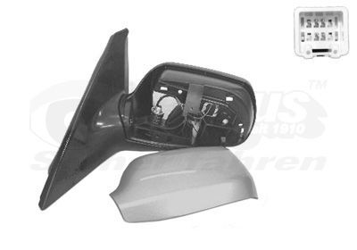 Išorinis veidrodėlis VAN WEZEL 2734817