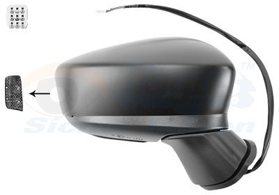 Išorinis veidrodėlis VAN WEZEL 2744806