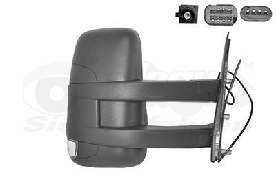 Išorinis veidrodėlis VAN WEZEL 2815818