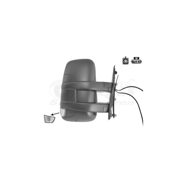 Išorinis veidrodėlis VAN WEZEL 2816802