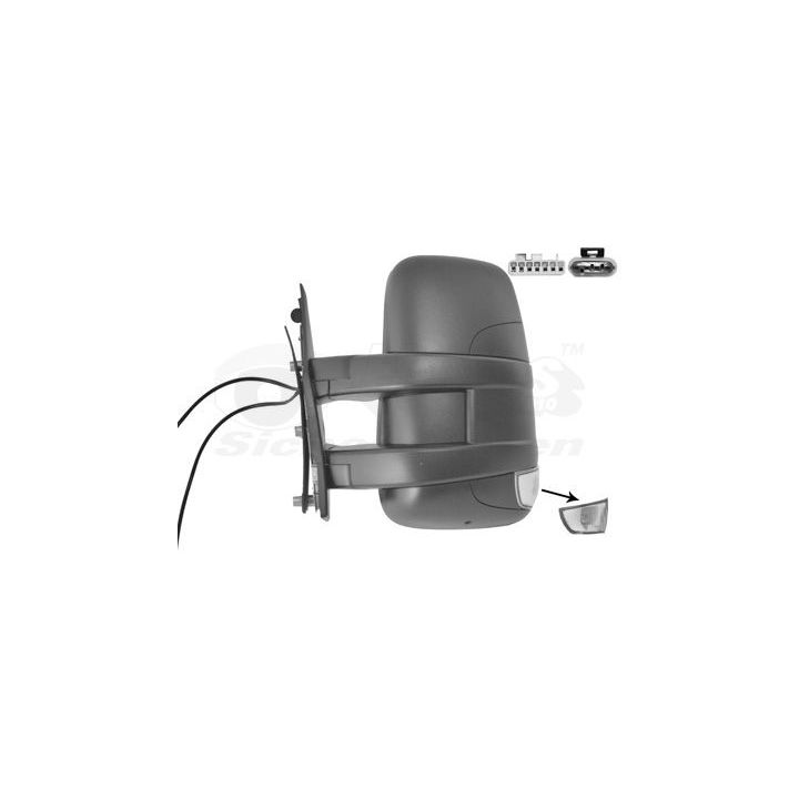 Išorinis veidrodėlis VAN WEZEL 2816807