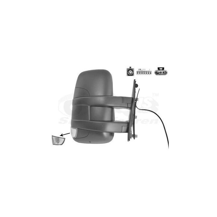 Išorinis veidrodėlis VAN WEZEL 2816808