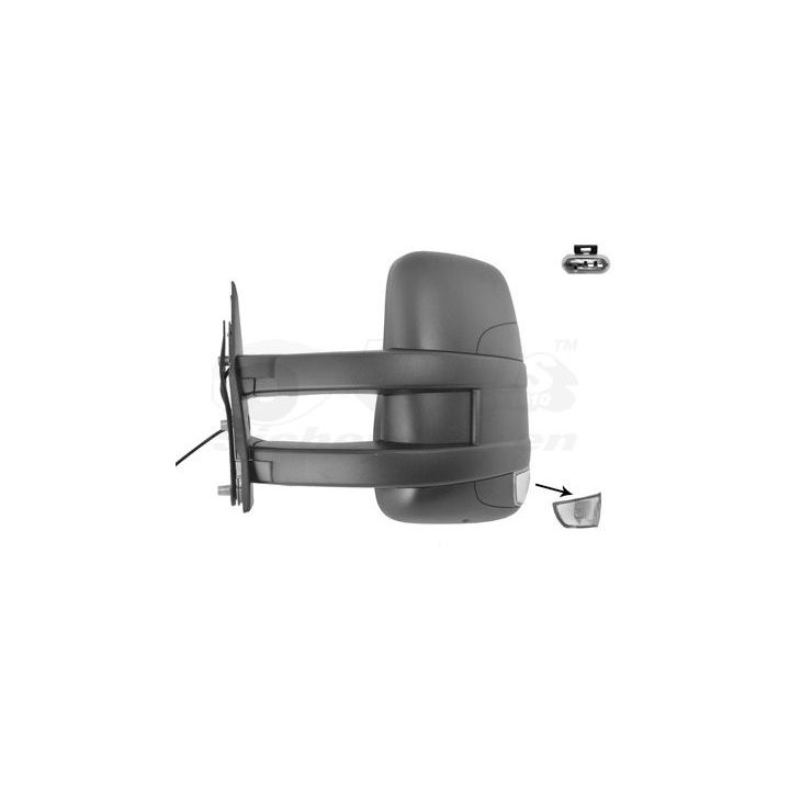 Išorinis veidrodėlis VAN WEZEL 2816811