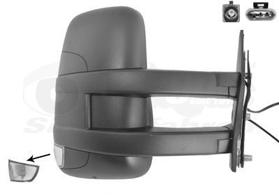 Išorinis veidrodėlis VAN WEZEL 2816812