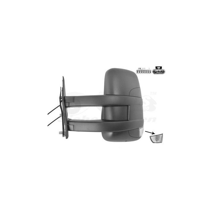 Išorinis veidrodėlis VAN WEZEL 2816817