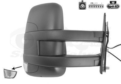 Išorinis veidrodėlis VAN WEZEL 2816818