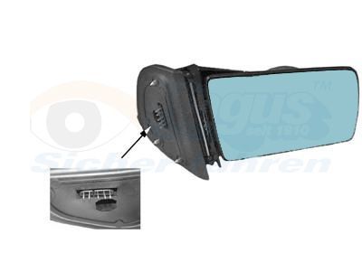 Išorinis veidrodėlis VAN WEZEL 3030858