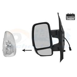 Išorinis veidrodėlis VAN WEZEL 3799817