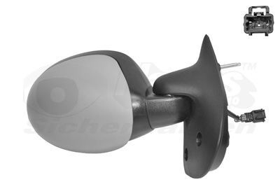 Išorinis veidrodėlis VAN WEZEL 4343808