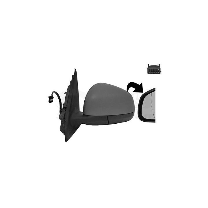 Išorinis veidrodėlis VAN WEZEL 4368807