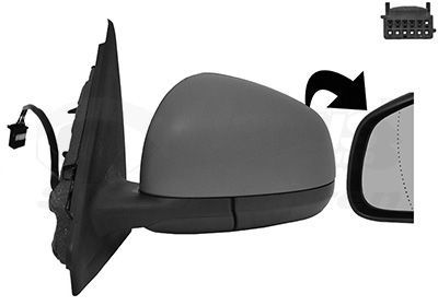 Išorinis veidrodėlis VAN WEZEL 4368807