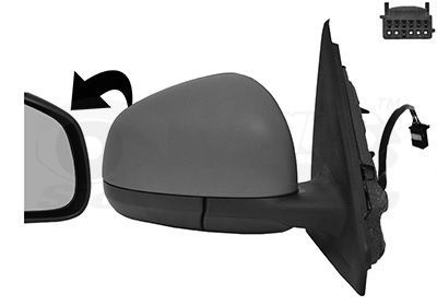 Išorinis veidrodėlis VAN WEZEL 4368808