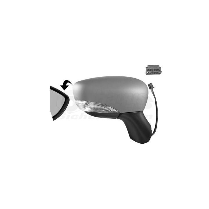 Išorinis veidrodėlis VAN WEZEL 4373808