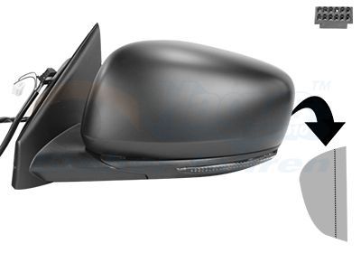 Išorinis veidrodėlis VAN WEZEL 4424817