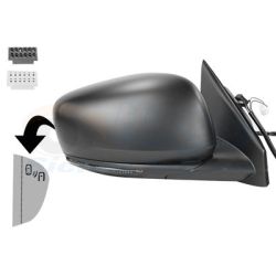 Išorinis veidrodėlis VAN WEZEL 4424828