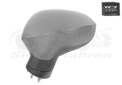 Išorinis veidrodėlis VAN WEZEL 4919807