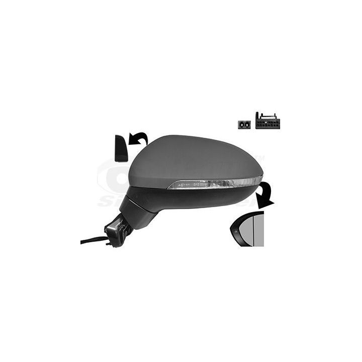 Išorinis veidrodėlis VAN WEZEL 5742827