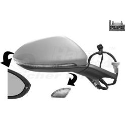 Išorinis veidrodėlis VAN WEZEL 5766828