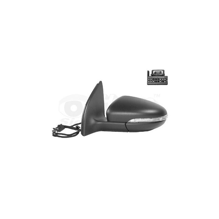 Išorinis veidrodėlis VAN WEZEL 5863807