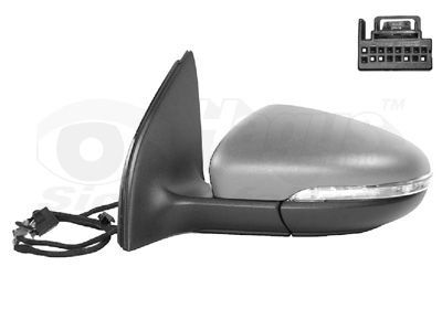 Išorinis veidrodėlis VAN WEZEL 5863827