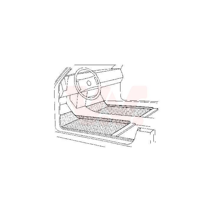 Kėbulo grindys VAN WEZEL 0201285