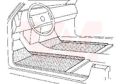 Kėbulo grindys VAN WEZEL 0201286