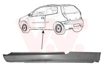 Slenksčio skardelė VAN WEZEL 1620101