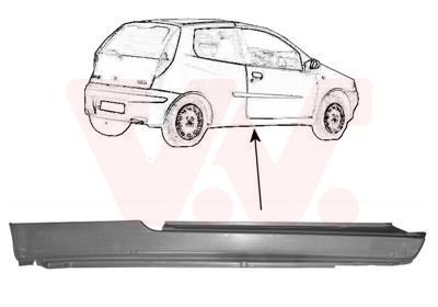 Slenksčio skardelė VAN WEZEL 1620102