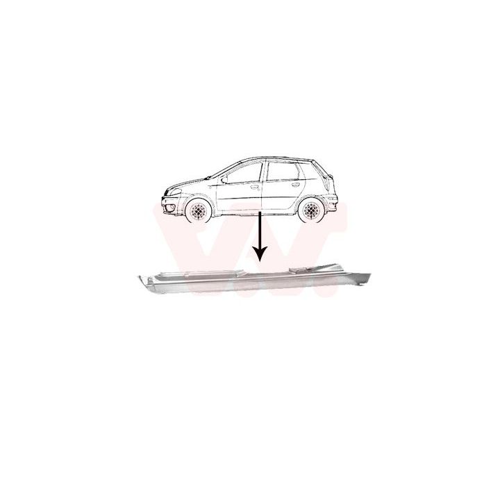 Slenksčio skardelė VAN WEZEL 1620103