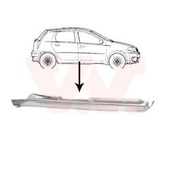 Slenksčio skardelė VAN WEZEL 1620104