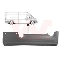 Slenksčio skardelė VAN WEZEL 1651102