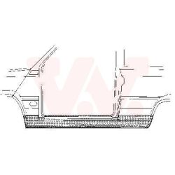 Slenksčio skardelė VAN WEZEL 1707101