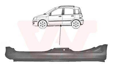 Slenksčio skardelė VAN WEZEL 1709103