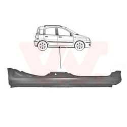 Slenksčio skardelė VAN WEZEL 1709104