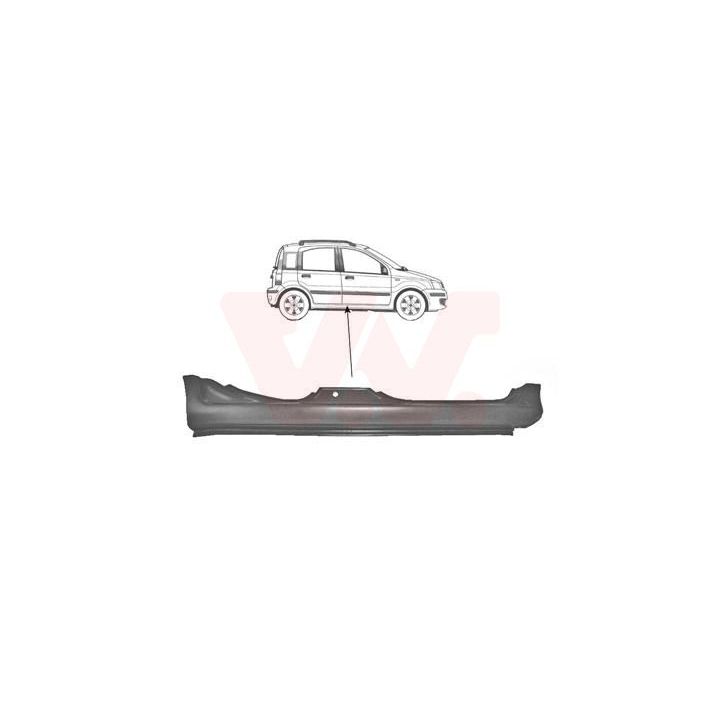 Slenksčio skardelė VAN WEZEL 1709104