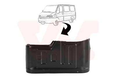 Slenksčio skardelė VAN WEZEL 1747111