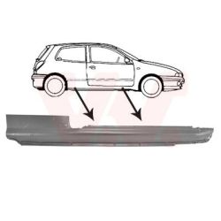 Slenksčio skardelė VAN WEZEL 1756102