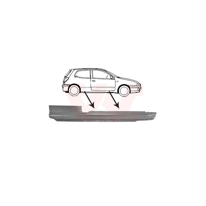 Slenksčio skardelė VAN WEZEL 1756102