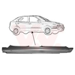 Slenksčio skardelė VAN WEZEL 1757104