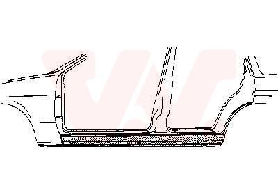 Slenksčio skardelė VAN WEZEL 1837103