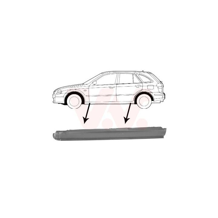 Slenksčio skardelė VAN WEZEL 2732103