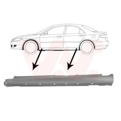 Slenksčio skardelė VAN WEZEL 2754103