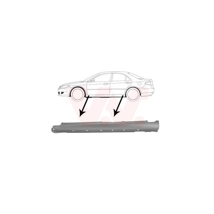 Slenksčio skardelė VAN WEZEL 2754103