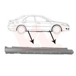 Slenksčio skardelė VAN WEZEL 2754104